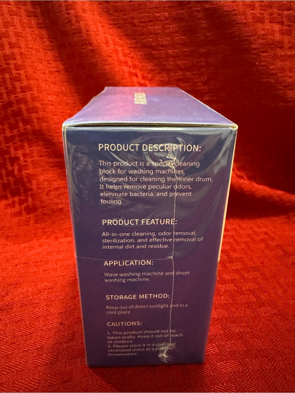 Washing Machine Cleaner Tablets - Blue - Picture 4 of 5